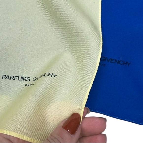 Givenchy Parfums Yellow and Blue Handkerchief Set - Picture 5 of 6